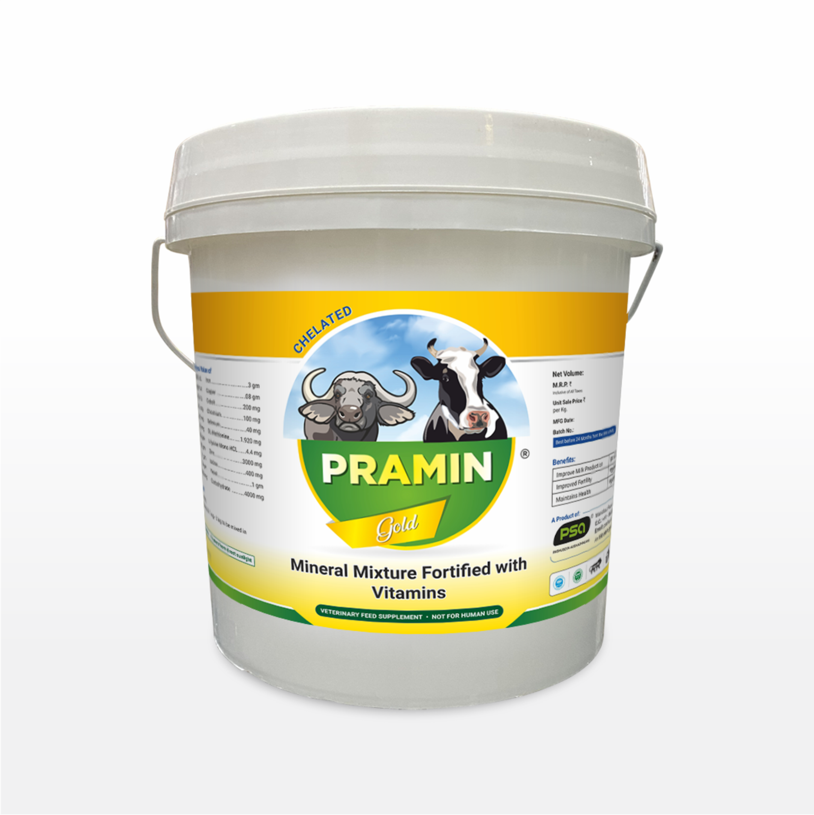 PRAMIN Gold (Chelated Mineral Mixture Powder) 5 Kg. BKT