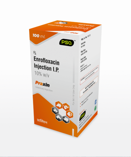 Praxin (Enrofloxacin Injection) 100ML